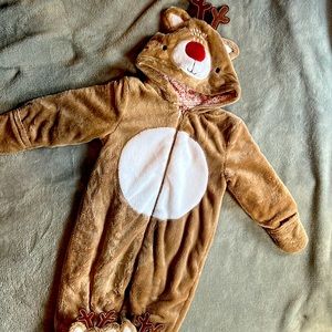 Adorable Rudolph Coverall, size 6-9 months/74 cm